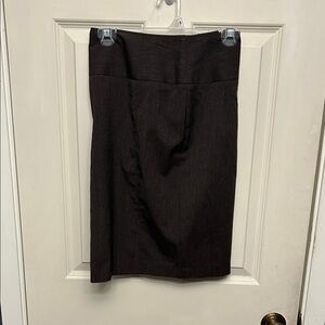 Elegant Brown Women's Pencil Skirt